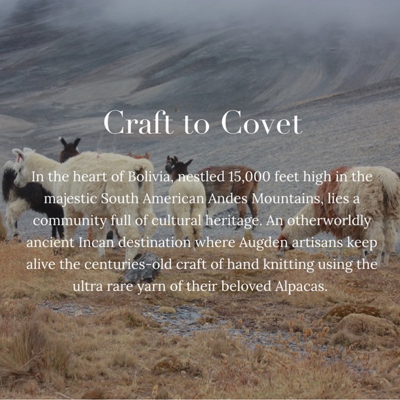 Augden Bolivian Hand Crafted Artisan Alpaca Wool Knit Button Up Cardigan Women S - Picture 15 of 16